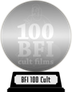 BFI's 100 Cult Films (silver) awarded at  4 August 2022