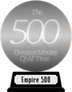 Empire's The 500 Greatest Movies of All Time (silver) awarded at  3 June 2021